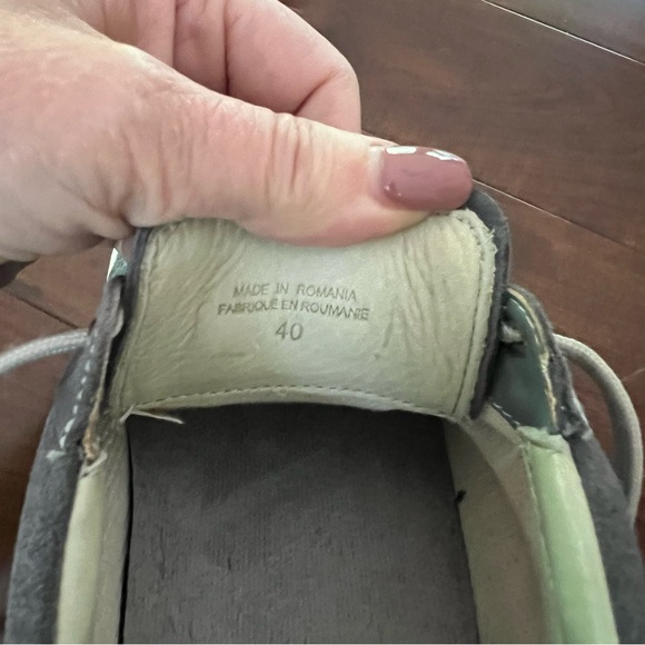 Diesel Gray Suede & Leather Sneakers 7 - Picture 4 of 8